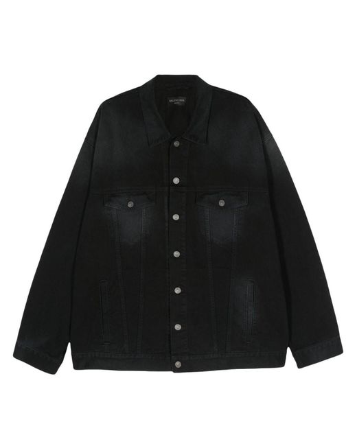 Balenciaga Black Logo Jacket for men