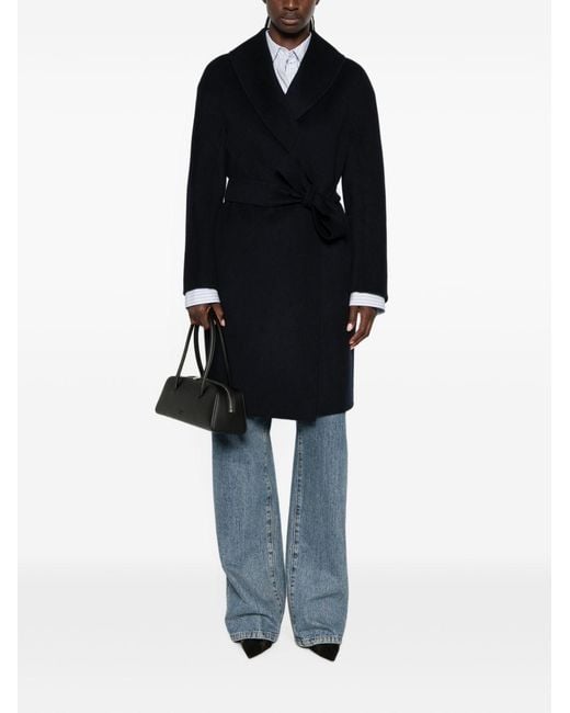 Max Mara Blue Wool Coat