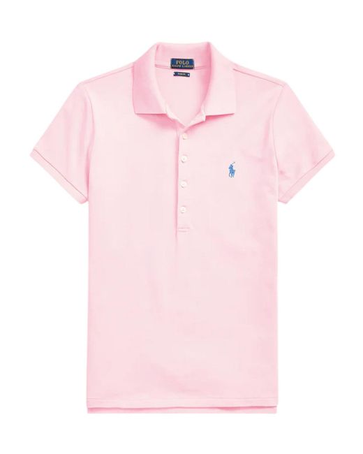 La Polo Con Logo di Polo Ralph Lauren in Rosa | Lyst