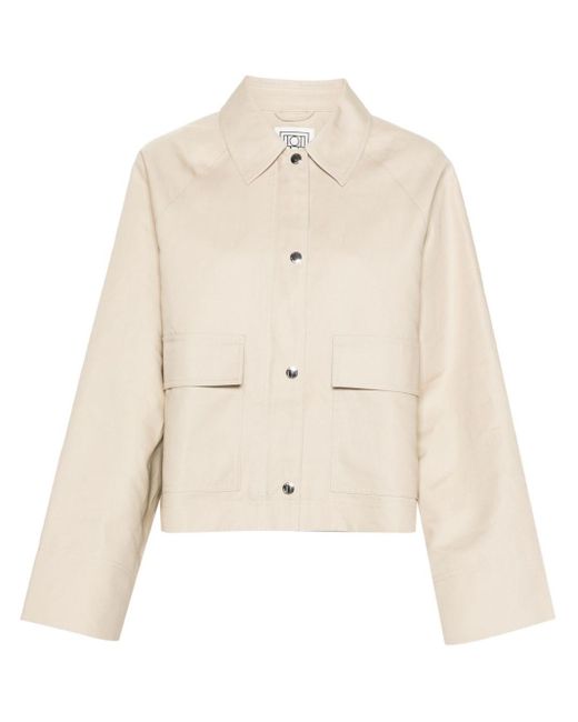 Giacca Cropped di Totême  in Natural