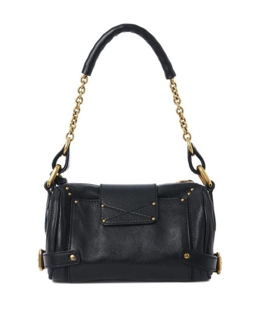 Chloé Black Paddington Small Leather Shoulder Bag