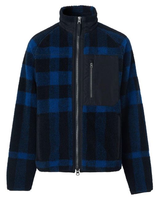 Burberry Exploded Check Fleece Jacket 