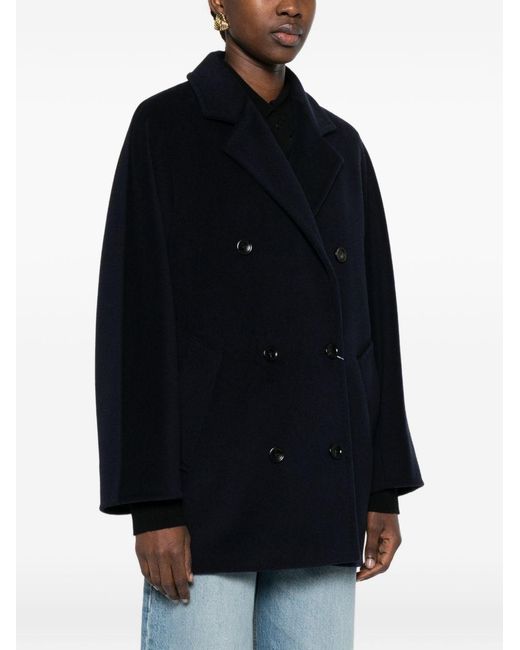 Max Mara Blue Rebus Coat