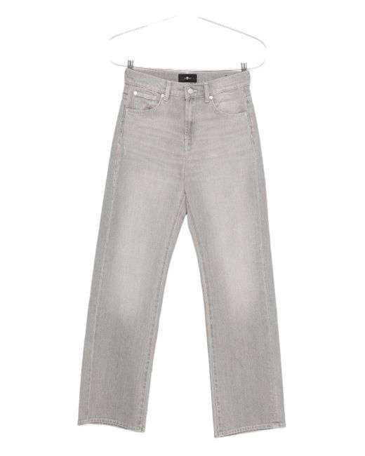 Jeans Denim Tess di 7 For All Mankind in Gray