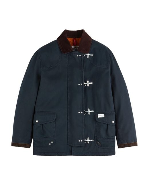Fay Blue 4-Hook Jacket for men