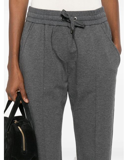 Brunello Cucinelli Gray Cotton Sweatpants