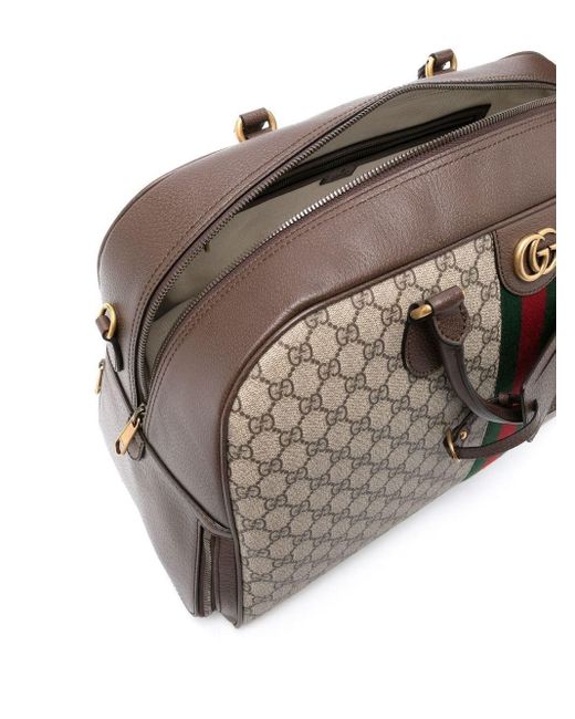 Gucci Brown Bag With Logo for men