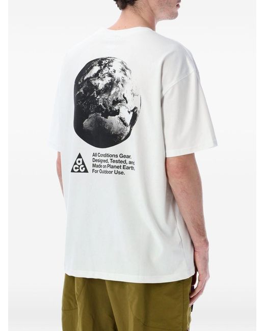 Nike White Acg T-Shirt for men