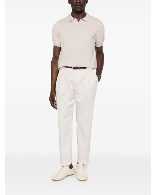 Roy Rogers White Cotton Polo Shirt for men