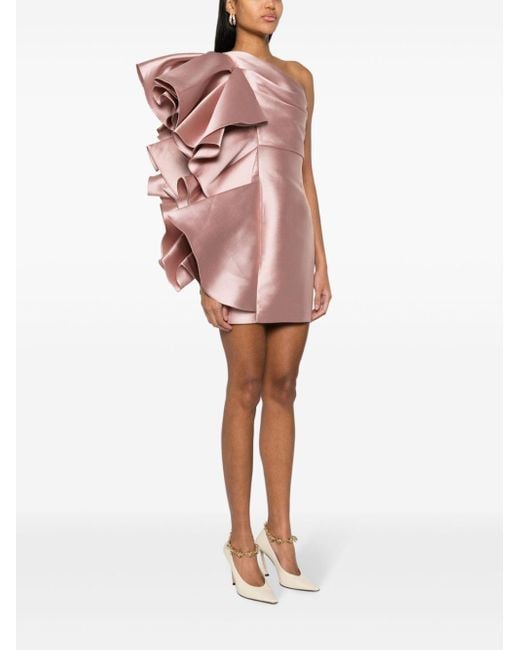 Solace London Pink The Rio Mini Dress