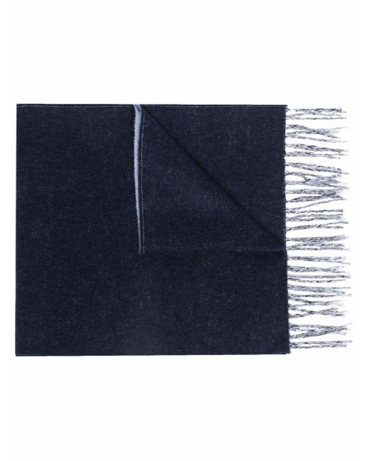 Loewe Blue Wool Scarf for men