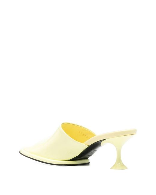 Sergio Rossi Natural Leather Mules