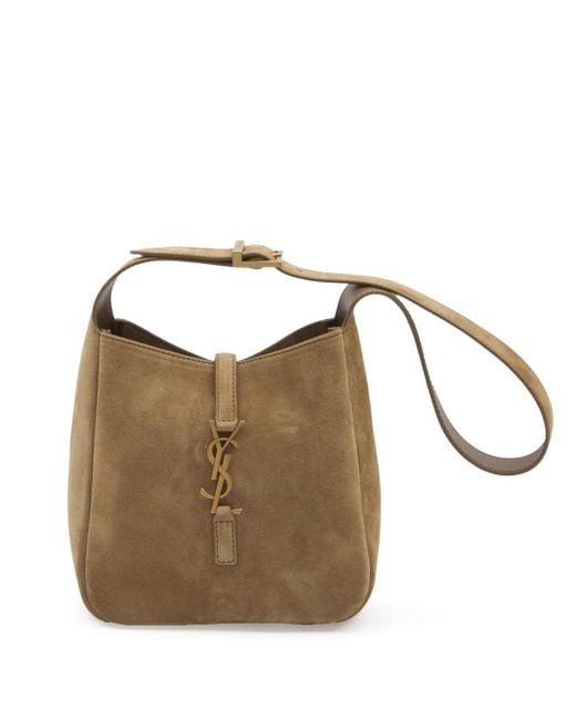 Borsa Le 5 À 7 Baby di Saint Laurent in Brown