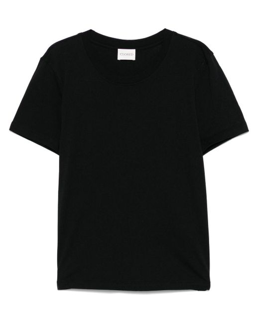 Closed Black Basic Cotton T-Shirt