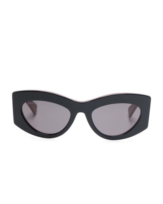 Occhiali Da Sole Cat-Eye di Gucci in Gray