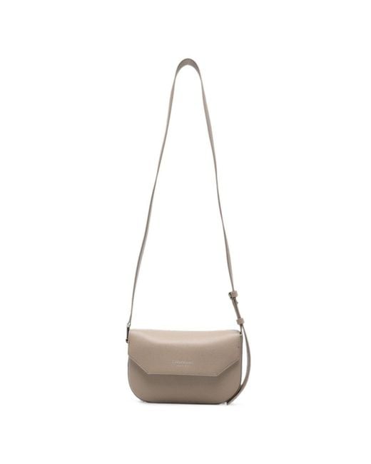 Emporio Armani White Leather Crossbody Bag