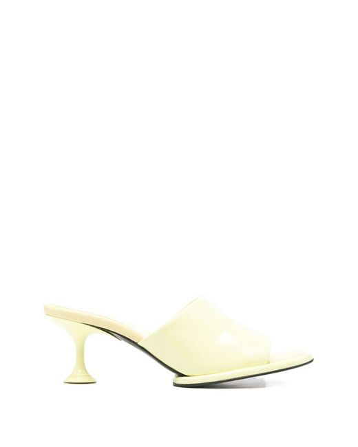 Sergio Rossi Natural Leather Mules