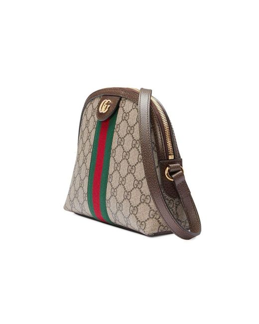 Borsa A Spalla Ophidia Piccola di Gucci in Brown