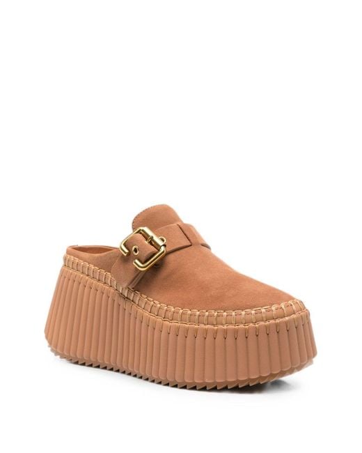 Chloé Brown Chloé Neutrals Shoes