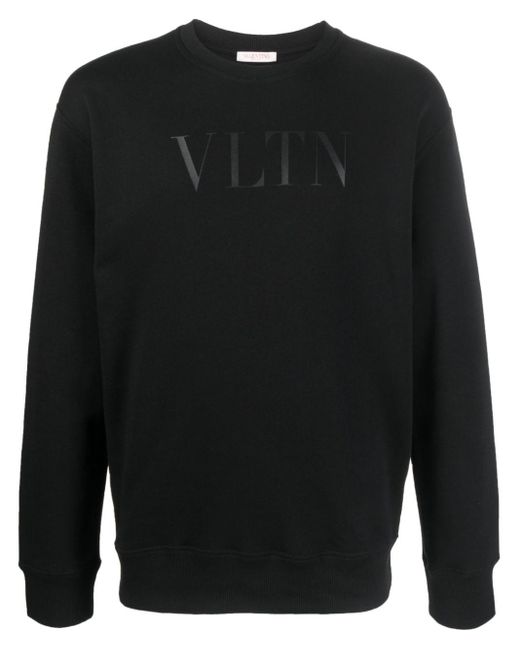 Valentino Black Sweatshirt With Logo for men