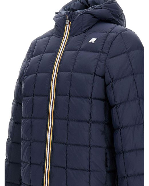 K-Way Blue Reversible Jack Jacket for men