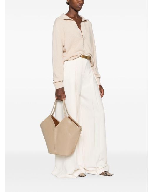 Hereu Natural Calella Leather Tote Bag