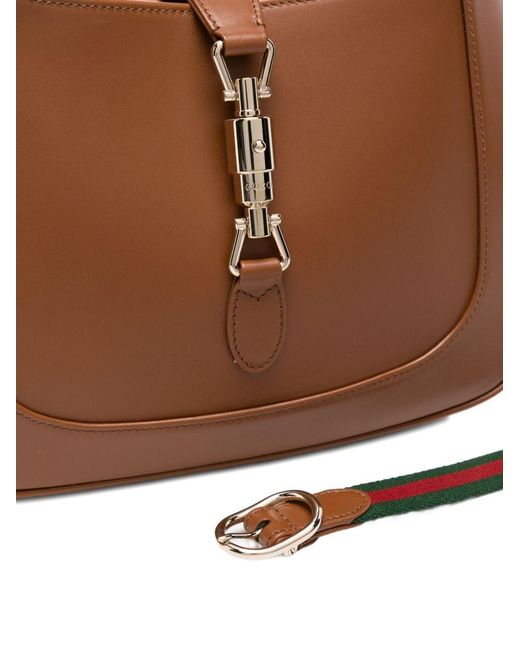 Gucci Brown Jackie 1961 Medium Leather Shoulder Bag