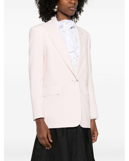 Max Mara Pink Single-Breasted Jacket