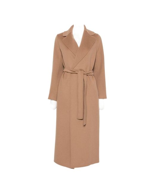 Max Mara Natural Wool Long Coat