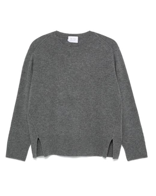 Be You Gray Cashmere Crewneck Sweater