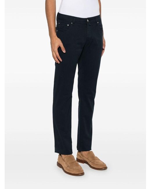 Jacob Cohen Blue Cotton Jeans for men