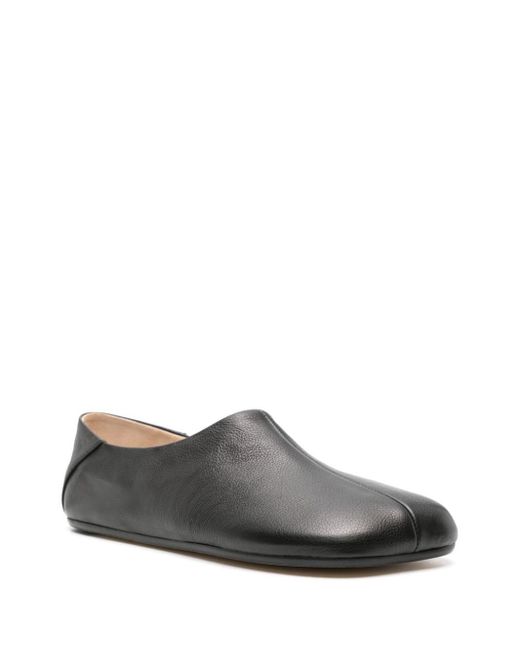 MM6 by Maison Martin Margiela Gray Leather Slippers for men
