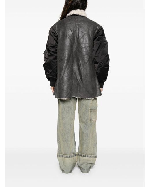 Isabel Marant Gray Leather Outerwears