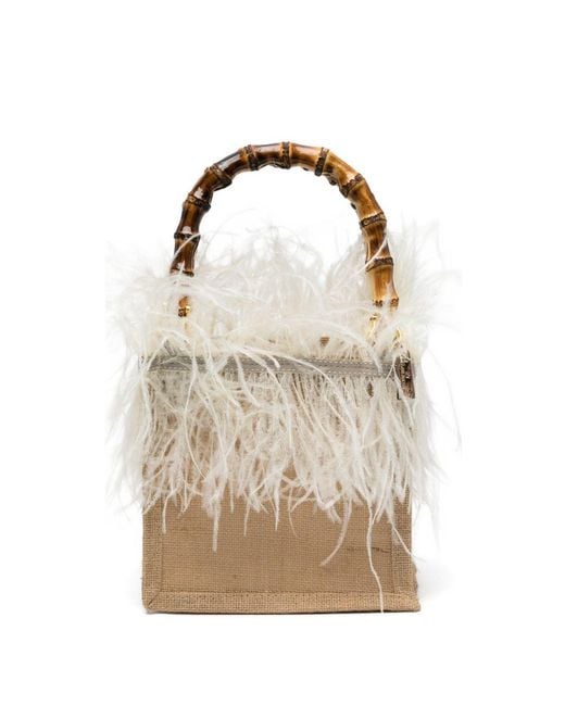 La Milanesa Natural Violetta Small Handbag