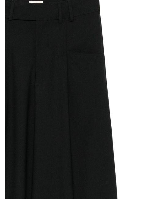 Closed Black Wool Blend Trousers