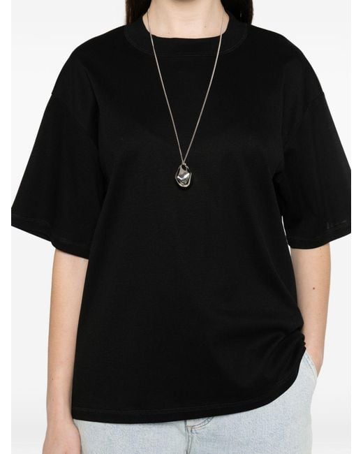 Herskind Black Larsson Cotton T-Shirt