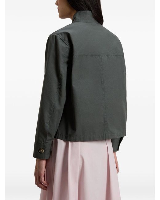 Woolrich Gray Canvas Field Overshirt