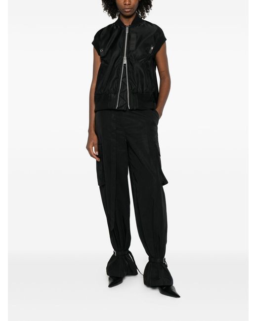 Sacai Black Nylon Vest