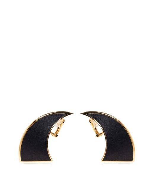 Alaïa Black Medium Earrings