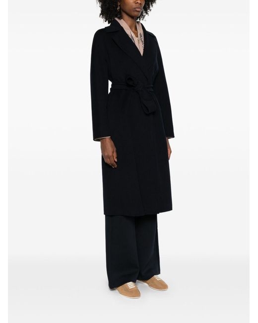 Max Mara Black Wool Long Coat