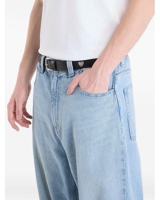 Carhartt Blue Loose Solid Jeans for men