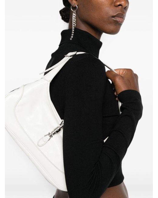 Gucci White Jackie Slim Small Shoulder Bag