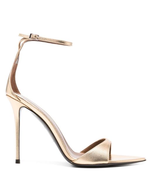 Giuseppe Zanotti White Intriigo Leather Sandals