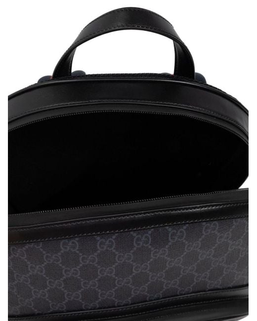 Gucci Black Gg Backpack for men