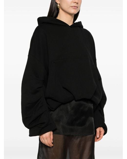 Dries Van Noten Black Hannett Cotton Hoodie