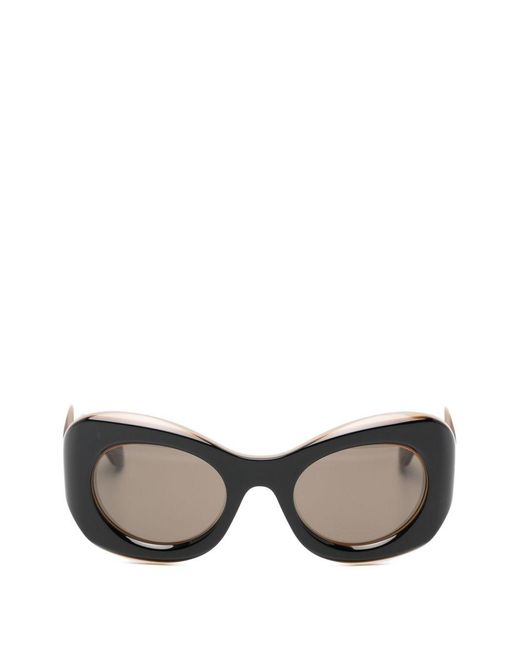 Loewe Gray Butterfly Sunglasses
