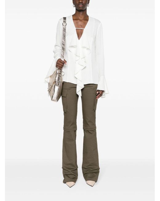 Blusa In Seta di Givenchy in White