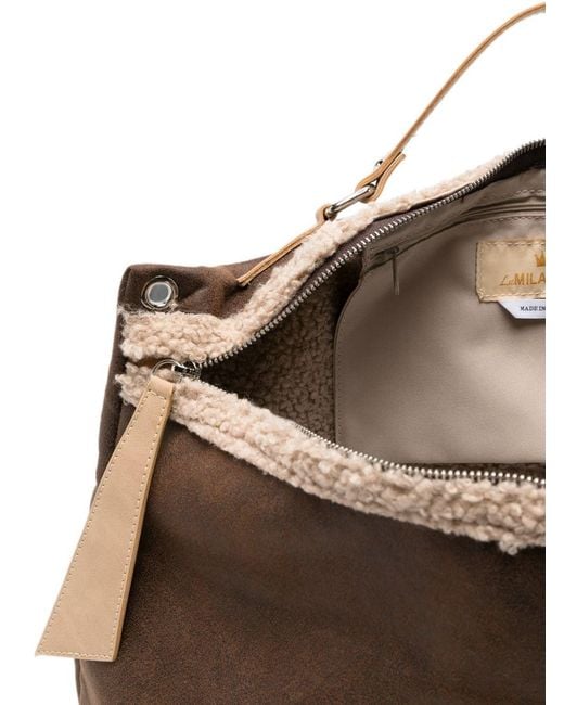 La Milanesa Brown Ruth Shoulder Bag