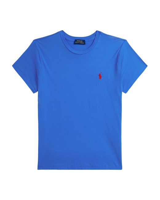 Polo Ralph Lauren Blue Cotton T-Shirt
