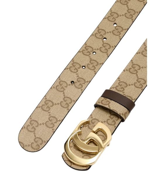 Gucci Metallic Gg Marmont Belt for men